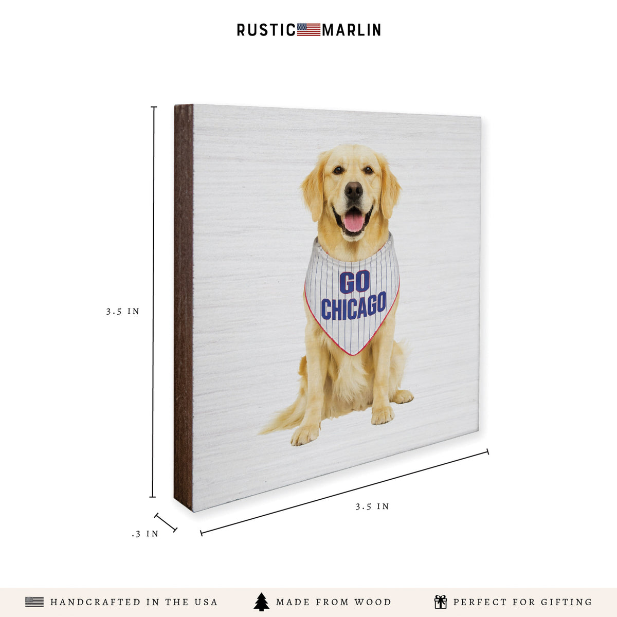 Chi Cubs Dog Coaster