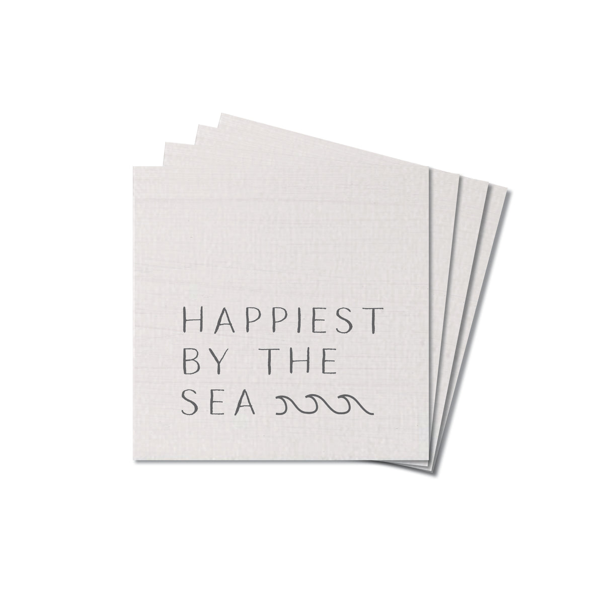 Happiest By The Sea Coaster Set