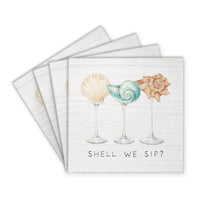 Shell We Sip? Coaster Set