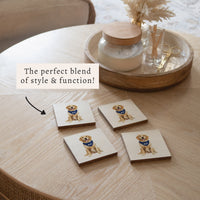 Cape Cod Dog  Coaster Set