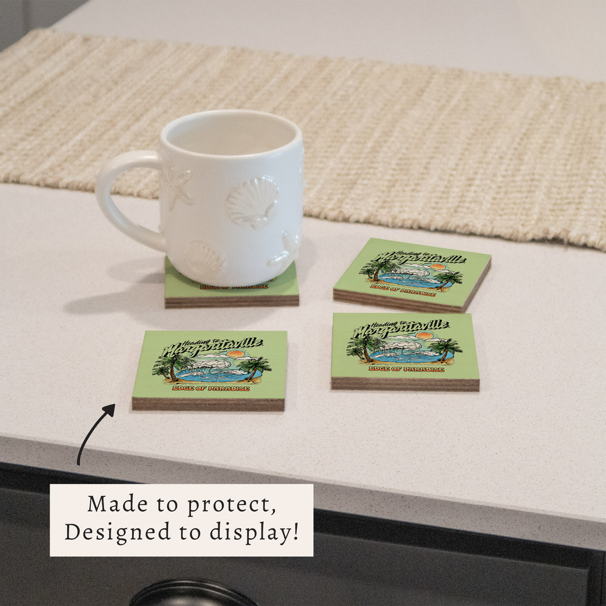 *Edge Of Paradise Coaster Set