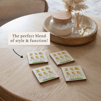 *Give It A Shot Coaster Set