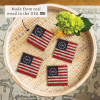 FOV Freedom 250 Flag Coaster Set