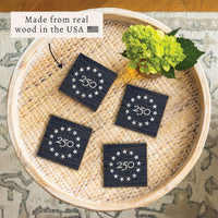 FOV Freedom 250 Coaster Set - Blue