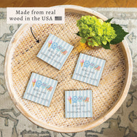 Beach Days And Boardwalk Nights Coaster Set