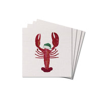 Santa Lobster Coaster Set