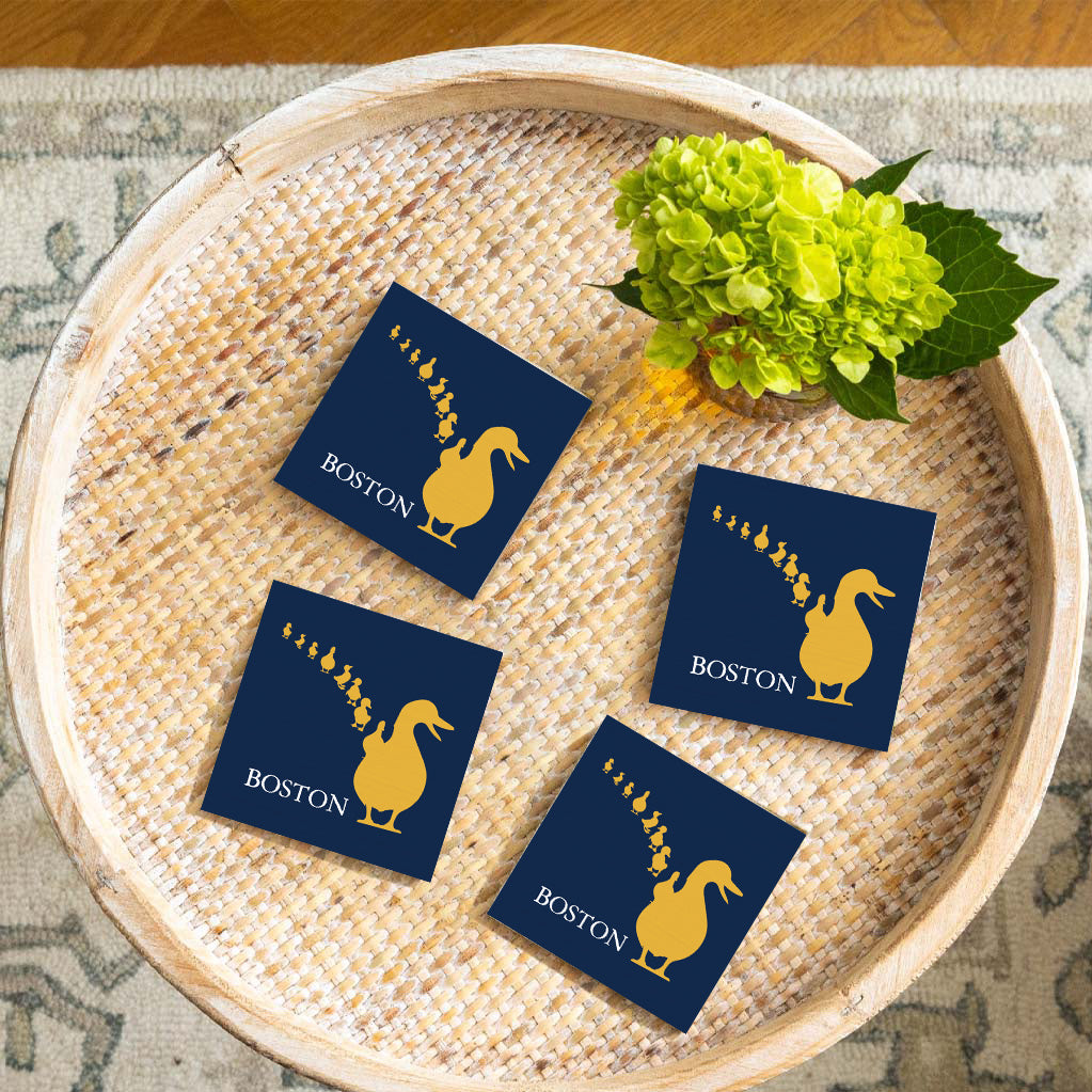 Boston Ducklings Coaster Set