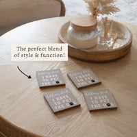 Hold My Drink Coaster Set