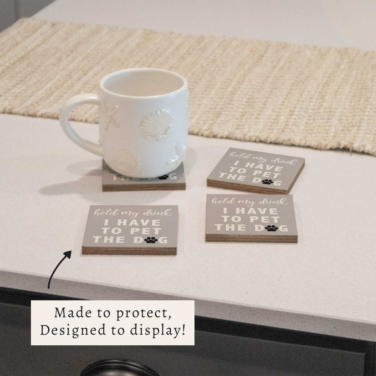Hold My Drink Coaster Set