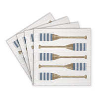 Striped Oars Coaster Set