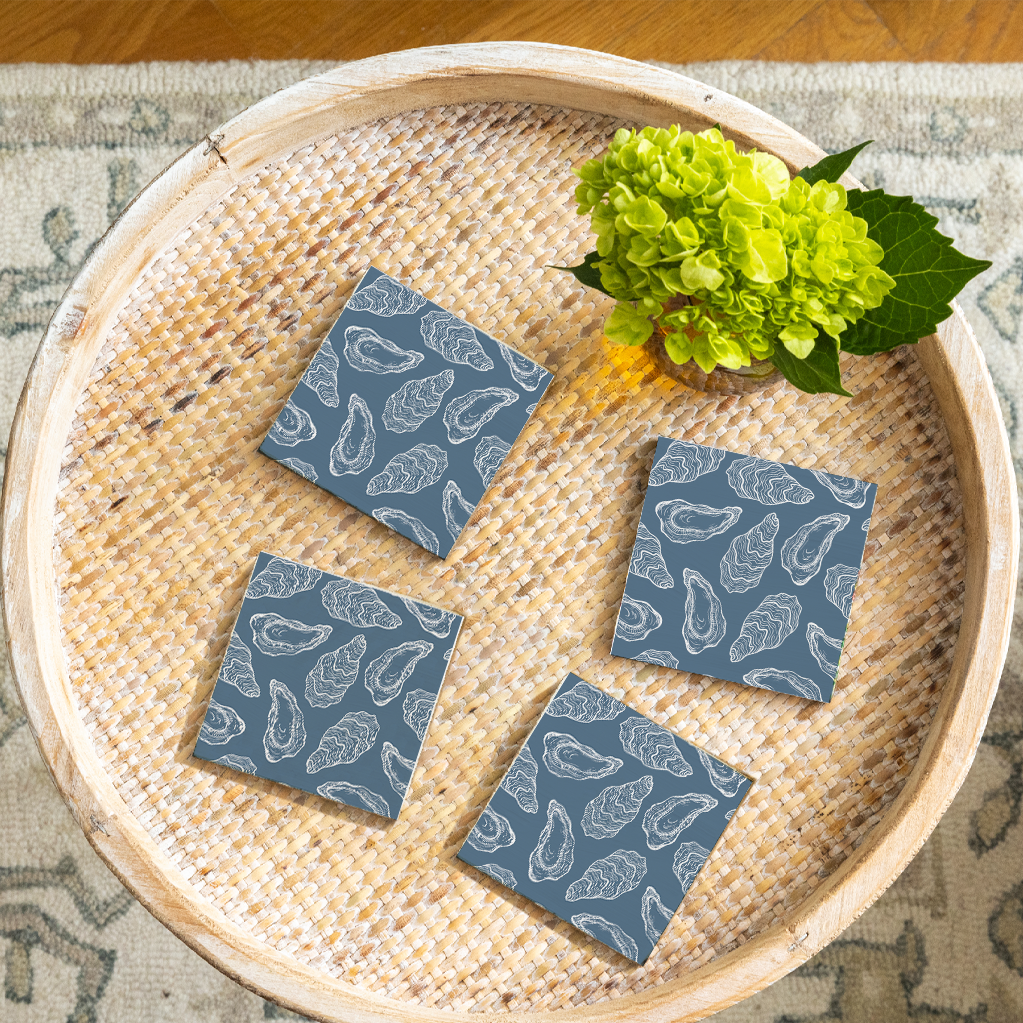 Oysters Coaster Set
