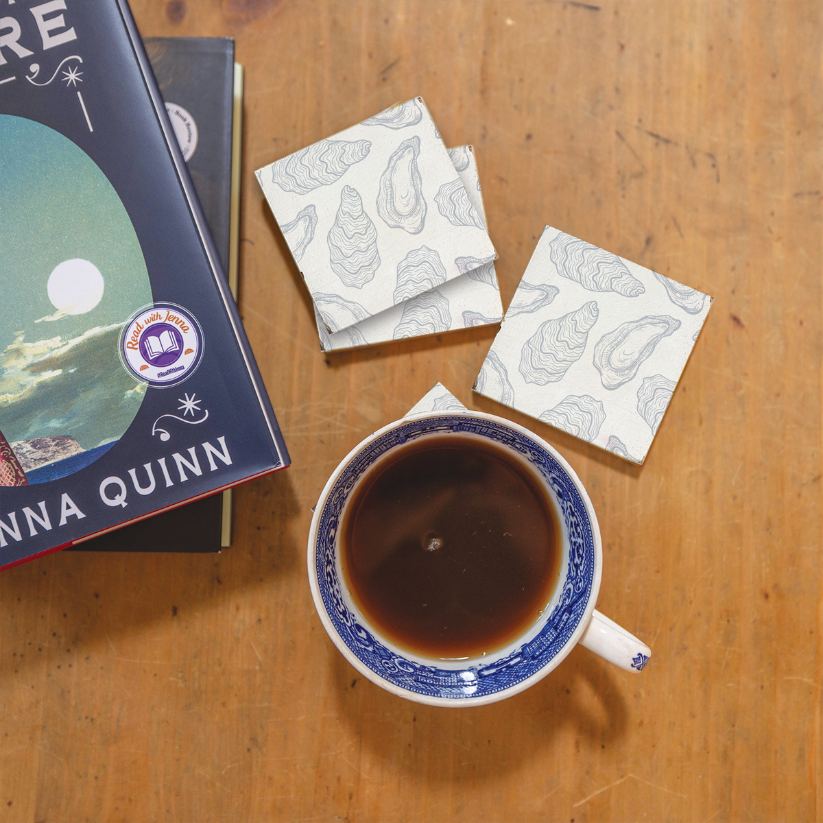 Oysters Rustic Marlin Coaster Set