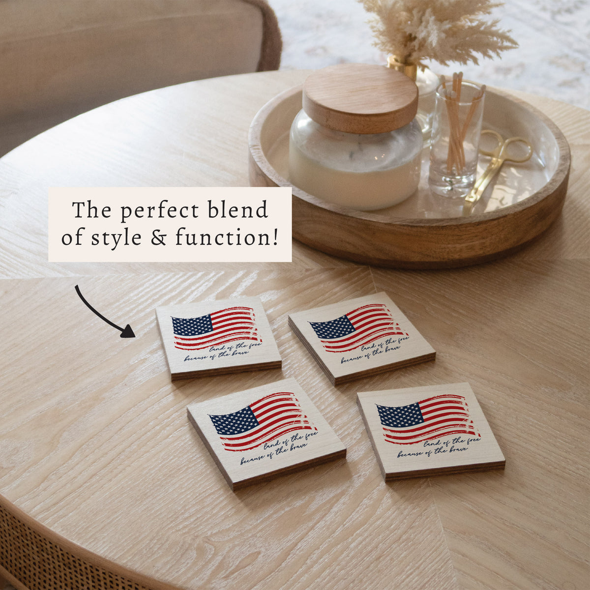 National Anthem Coaster Set