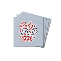 Party Like It's 1776 Coaster Set