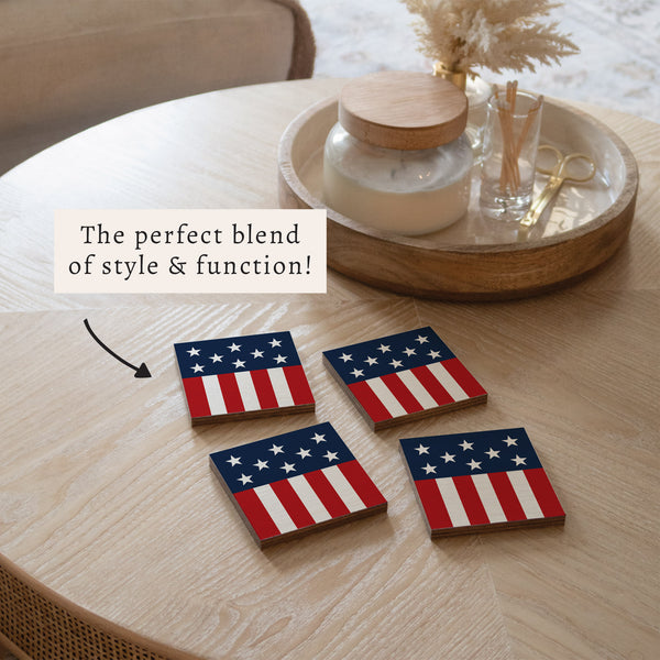 Americana Coaster Set