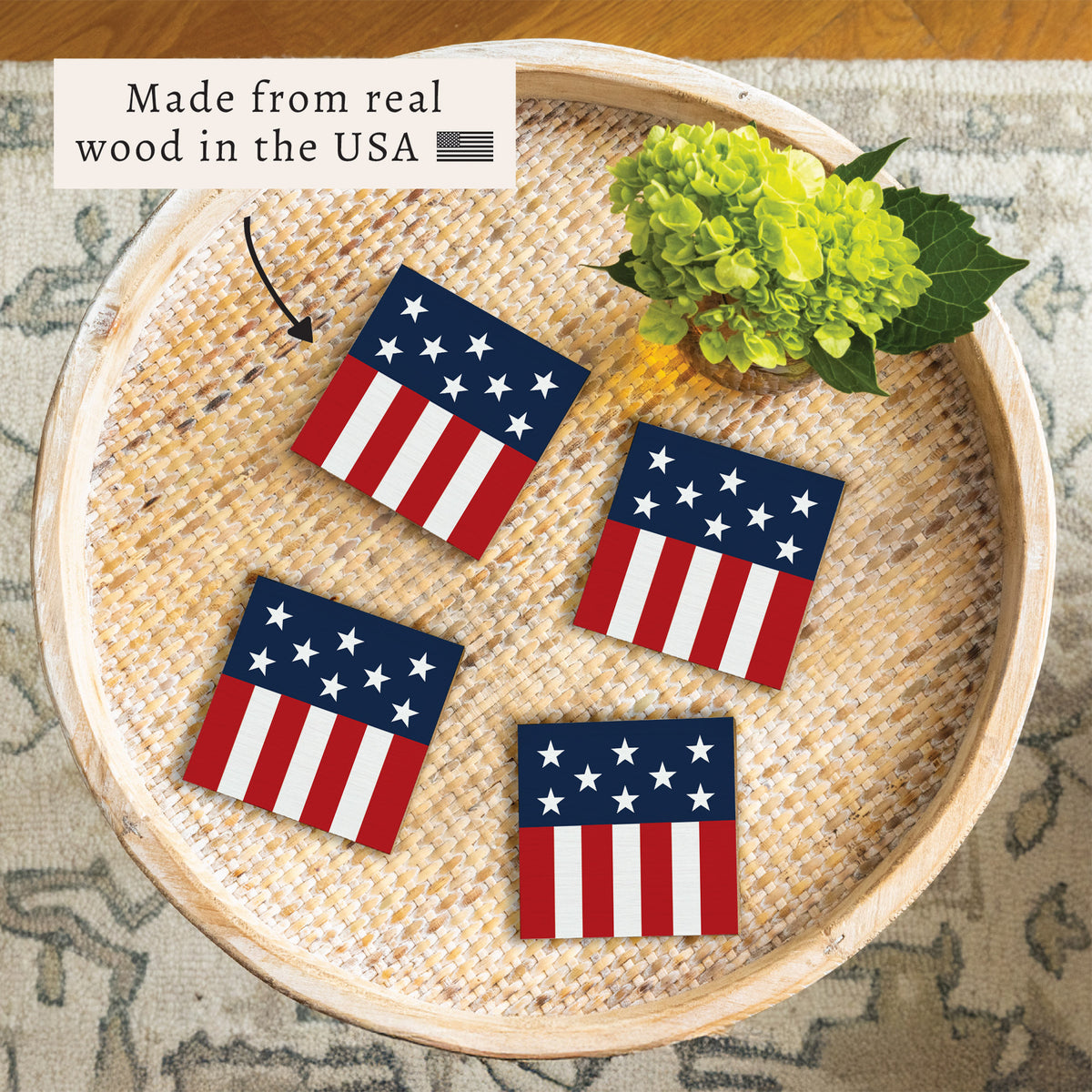 Americana Coaster Set