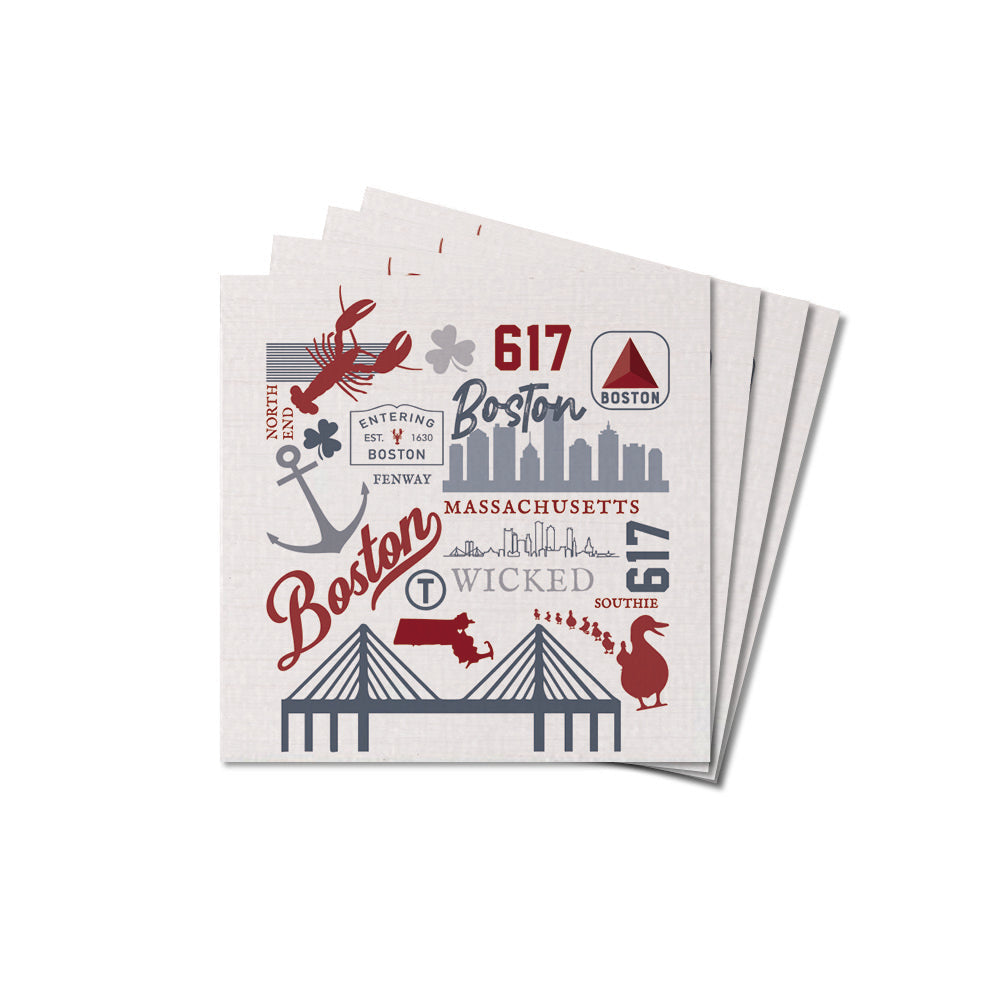 All Things Boston Coaster Set