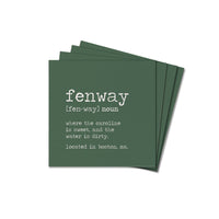 Fenway Definition Coaster Set