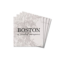 Boston Is Wicked Awesome Coaster Set