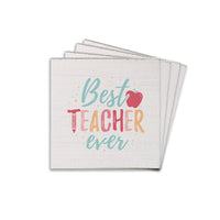 Best Teacher Ever Coaster Set