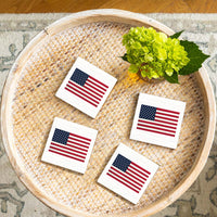 FOV American Flag Coaster Set