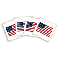 FOV American Flag Coaster Set