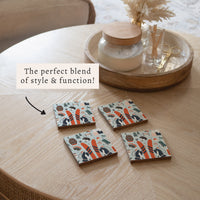 Chairlift Charm Coaster Set
