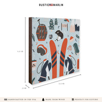 Chairlift Charm Coaster Set