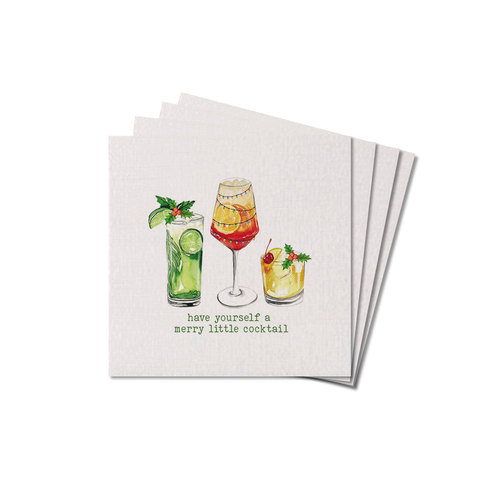 Have Yourself a Merry Little Cocktail Coaster Set