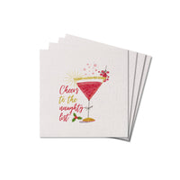 Cheers to the Naughty List Coaster Set