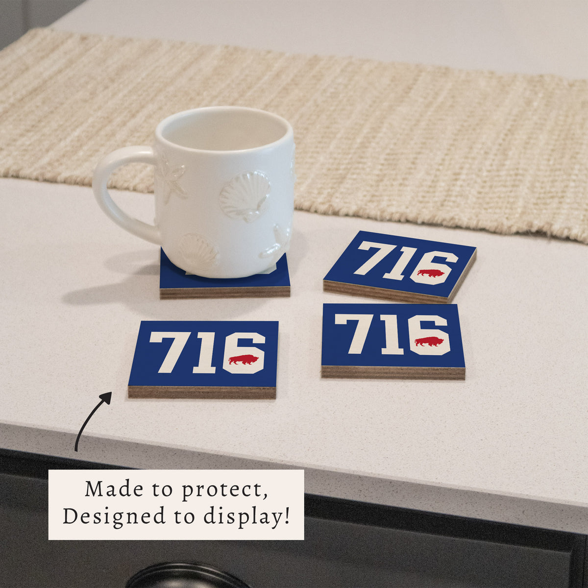 716 Buffalo Coaster Set