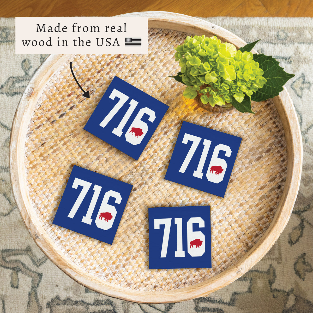 716 Buffalo Coaster Set