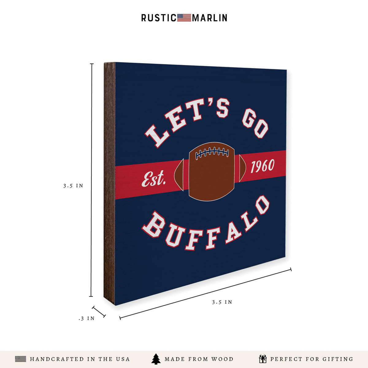 Let's Go Buffalo Coaster Set