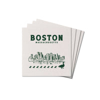 Boston Skyline Ducklings Coaster Set
