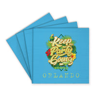 *Keep The Party Going Personalized Coaster Set