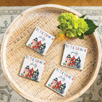 Tis The Season Personalized Coaster Set