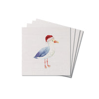 Santa Seagull Coaster Set