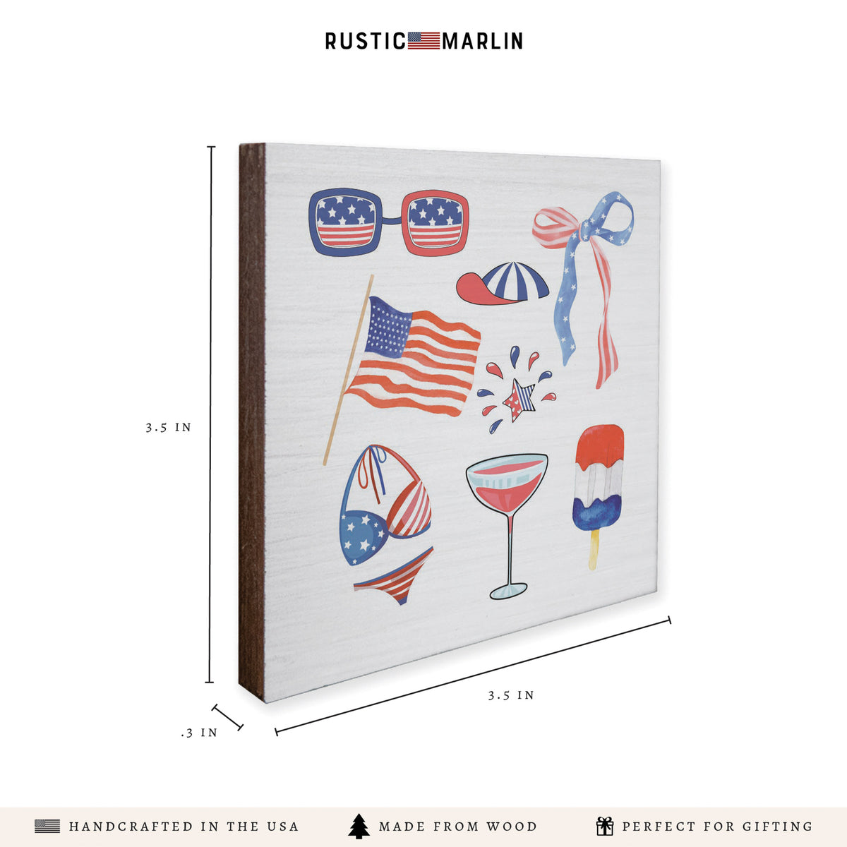 American Icons Coaster Set