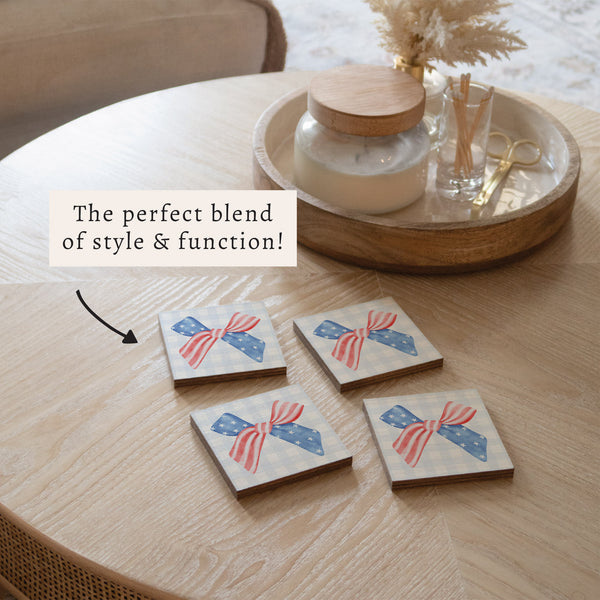 American Bow Coaster Set