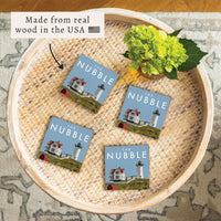 The Nubble Lighthouse Coaster Set