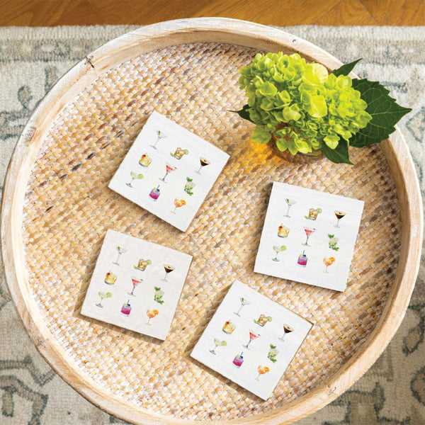 Cocktails Coaster Set