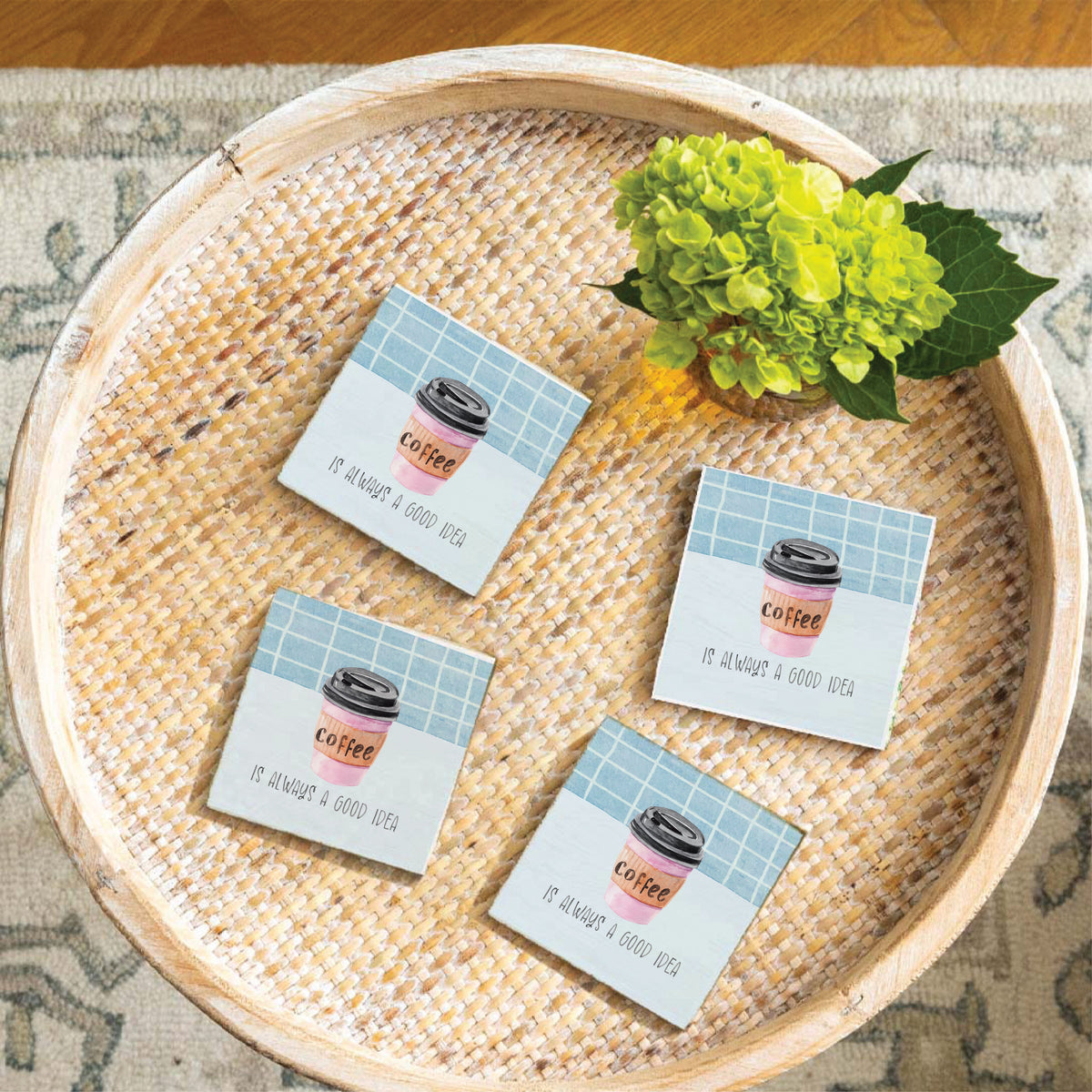Coffee Is Always A Good Idea Coaster Set