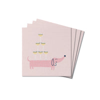 Wine Loving Pup Coaster Set