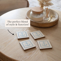 Anchor Coaster Set