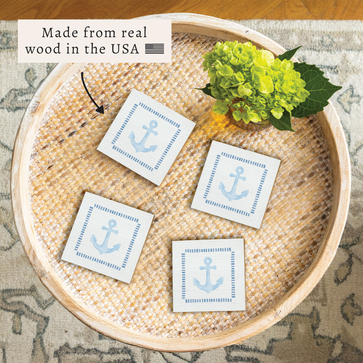 Anchor Coaster Set