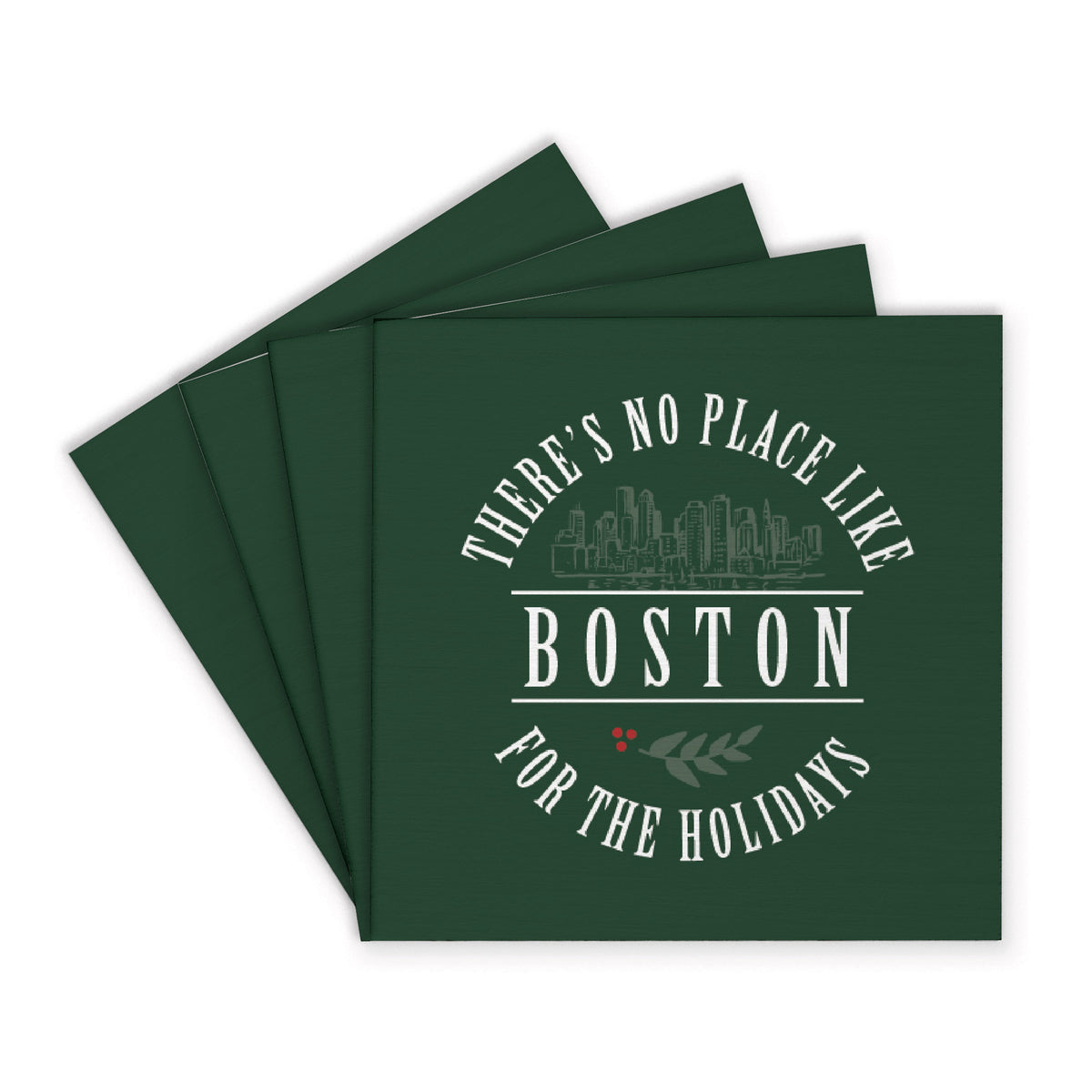 Boston No Place Like Coaster Set