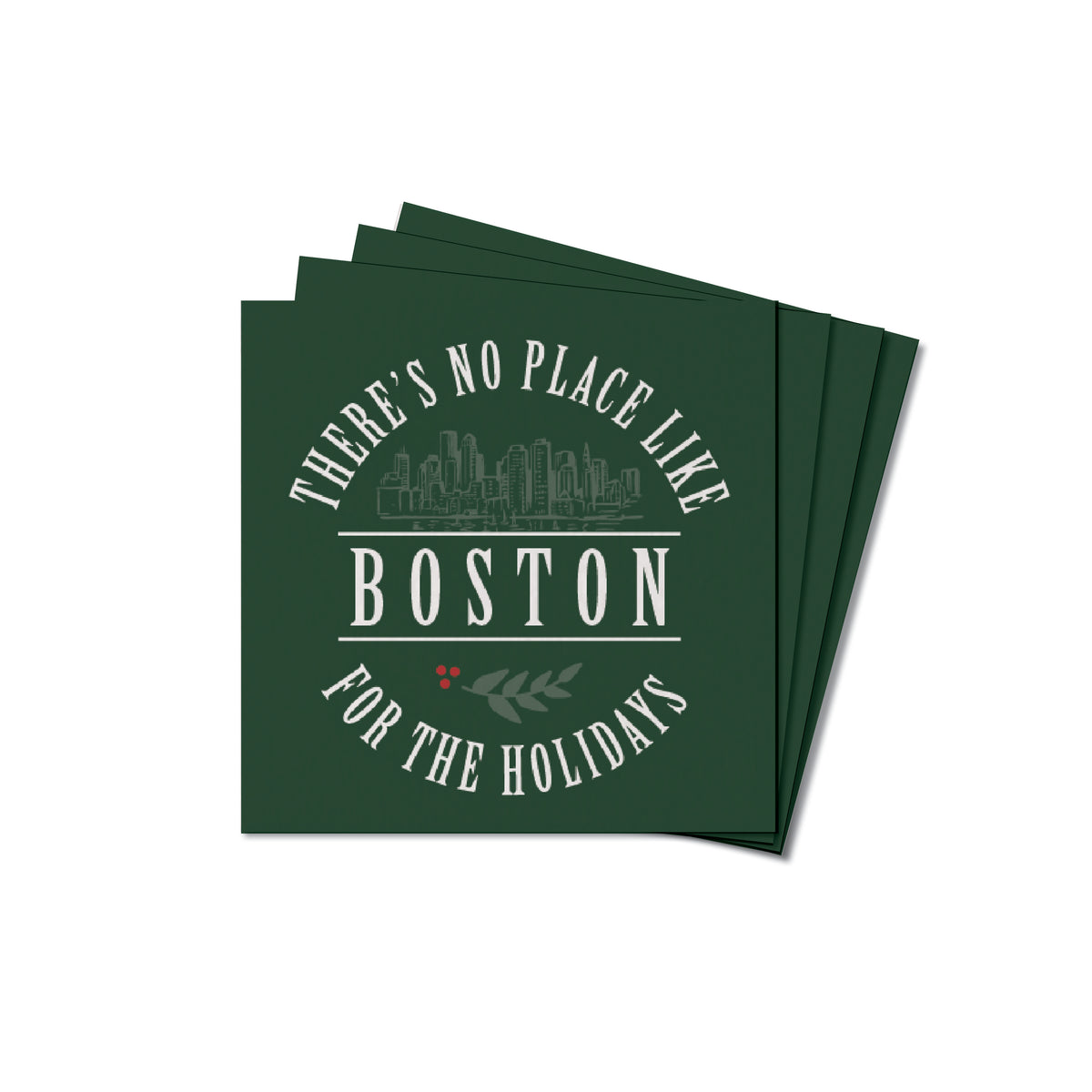 Boston No Place Like Coaster Set