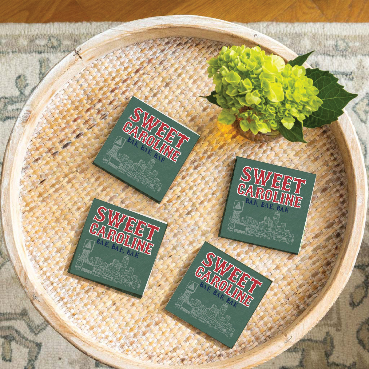 Boston Sweet Caroline Coaster Set
