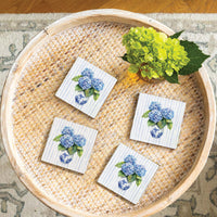 Hydrangea Vase Coaster Set