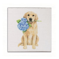 Hydrangea Dog Coaster Set